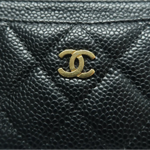 Load image into Gallery viewer, CHANEL Leather Classic Flap Card Holder Navy