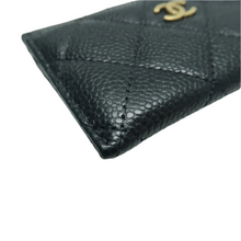 Load image into Gallery viewer, CHANEL Leather Classic Flap Card Holder Navy