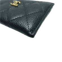 Load image into Gallery viewer, CHANEL Leather Classic Flap Card Holder Navy