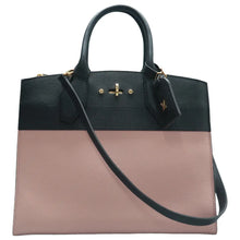 Load image into Gallery viewer, Louis Vuitton City Steamer Leather Satchel Bag Bicolor