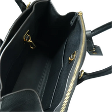 Load image into Gallery viewer, Louis Vuitton City Steamer Leather Satchel Bag Black