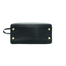 Load image into Gallery viewer, Louis Vuitton City Steamer Leather Satchel Bag Black