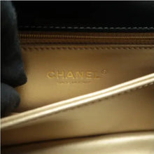 Load image into Gallery viewer, CHANEL Coco Handle Leather Satchel Bag Black