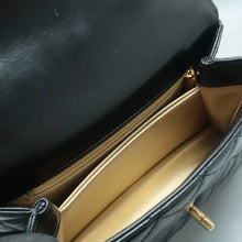 Load image into Gallery viewer, CHANEL Coco Handle Leather Satchel Bag Black