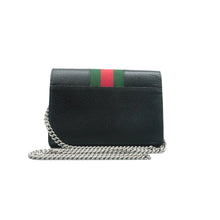 Load image into Gallery viewer, Gucci Web Small Dionysus Calfskin Shoulder Bag Black
