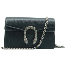 Load image into Gallery viewer, GUCCI Dionysus Leather Crossbody Bag Black