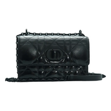 Load image into Gallery viewer, Christian Dior Dior Caro Leather Shoulder Bag Black