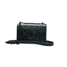 Load image into Gallery viewer, Christian Dior Dior Caro Leather Shoulder Bag Black