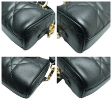 Load image into Gallery viewer, Christian Dior Leather Satchel Bag Black
