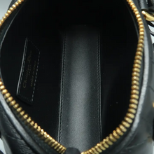 Load image into Gallery viewer, Christian Dior Leather Satchel Bag Black