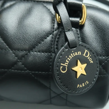 Load image into Gallery viewer, Christian Dior Leather Satchel Bag Black