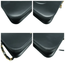Load image into Gallery viewer, Christian Dior Leather Shoulder Bag Black