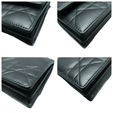 Load image into Gallery viewer, Christian Dior Leather Shoulder Bag Black