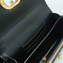 Load image into Gallery viewer, Christian Dior Leather Shoulder Bag Black