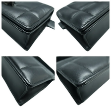 Load image into Gallery viewer, Christian Dior Leather Satchel Bag Black