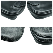 Load image into Gallery viewer, Christian Dior World Tour Saddle Leather Belt Bag Black