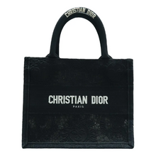 Load image into Gallery viewer, Christian Dior Fabric Tote Bag Black