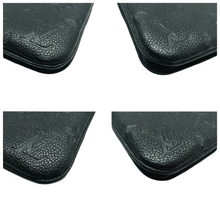 Load image into Gallery viewer, Louis Vuitton Monogram Leather Double Zip Shoulder Bag Black
