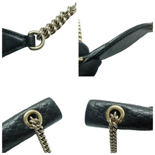 Load image into Gallery viewer, GUCCI Emily Leather Shoulder Bag Black