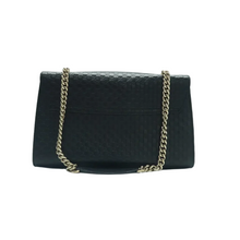 Load image into Gallery viewer, GUCCI Emily Leather Shoulder Bag Black