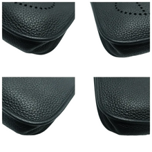 Load image into Gallery viewer, Hermes Evelyne Leather Shoulder Bag Black