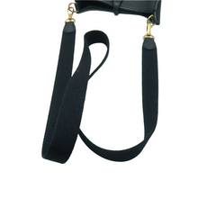 Load image into Gallery viewer, Hermes Evelyne Leather Shoulder Bag Black