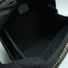 Load image into Gallery viewer, FENDI Zip Around Leather Satchel Bag Black