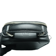 Load image into Gallery viewer, FENDI Zip Around Leather Satchel Bag Black