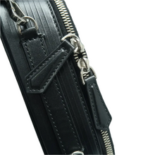 Load image into Gallery viewer, FENDI Zip Around Leather Satchel Bag Black