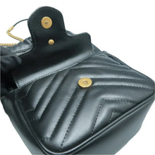 Load image into Gallery viewer, Gucci GG Marmont mini Bucket Bag Black