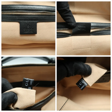 Load image into Gallery viewer, GUCCI GG Marmont Leather Satchel Bag Black