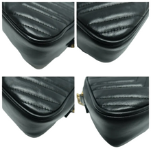 Load image into Gallery viewer, GUCCI GG Marmont Leather Shoulder Bag Black