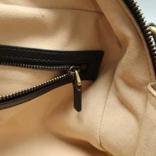 Load image into Gallery viewer, GUCCI GG Marmont Leather Satchel Bag Black