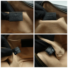 Load image into Gallery viewer, GUCCI GG Marmont Leather Shoulder Bag Black