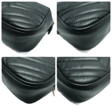 Load image into Gallery viewer, GUCCI GG Marmont Leather Shoulder Bag Black