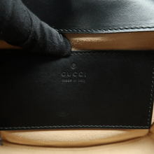 Load image into Gallery viewer, GUCCI GG Marmont Leather Shoulder Bag Black