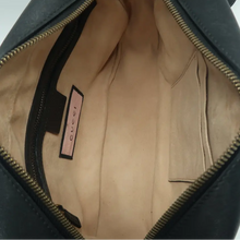 Load image into Gallery viewer, GUCCI GG Marmont Leather Shoulder Bag Black