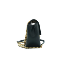 Load image into Gallery viewer, GUCCI GG Marmont Leather Shoulder Bag Black