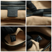 Load image into Gallery viewer, GUCCI GG Marmont Leather Shoulder Bag Black