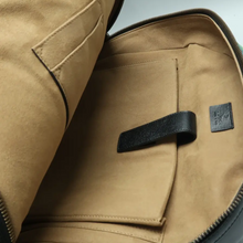 Load image into Gallery viewer, GUCCI Zip Pocket Tropical Print Canvas Backpack Bag Black