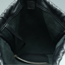 Load image into Gallery viewer, GUCCI Print W/P Leather Backpack Bag Black