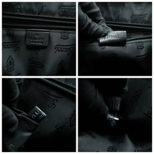 Load image into Gallery viewer, Gucci Signature Leather Briefcase Satchel Bag Black