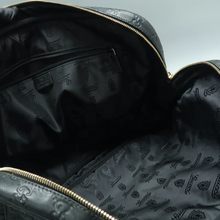 Load image into Gallery viewer, Gucci Signature Leather Briefcase Satchel Bag Black