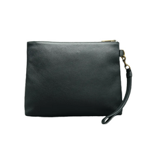 Load image into Gallery viewer, GUCCI Print Leather Clutch Bag Black