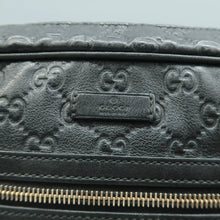 Load image into Gallery viewer, Gucci Guccissima Leather Messenger Bag Black