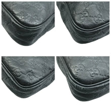 Load image into Gallery viewer, Gucci Guccissima Leather Messenger Bag Black