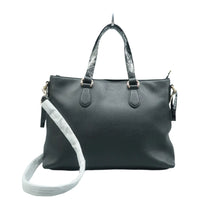 Load image into Gallery viewer, Gucci Bamboo Tassel Calfskin Top Handle Tote Black