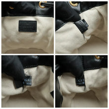 Load image into Gallery viewer, Gucci GG Matelassé Bucket Bag Black
