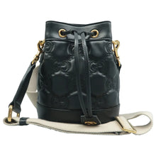 Load image into Gallery viewer, Gucci GG Matelassé Bucket Bag Black