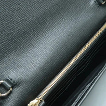 Load image into Gallery viewer, GUCCI Leather Shoulder Bag Black